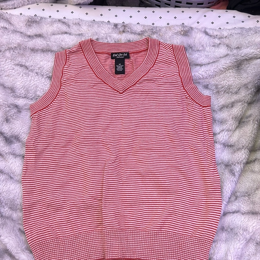 Striped vest